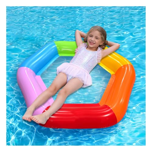 Tumbona inflable acuática multihabitación con sistema de gran flotabilidad