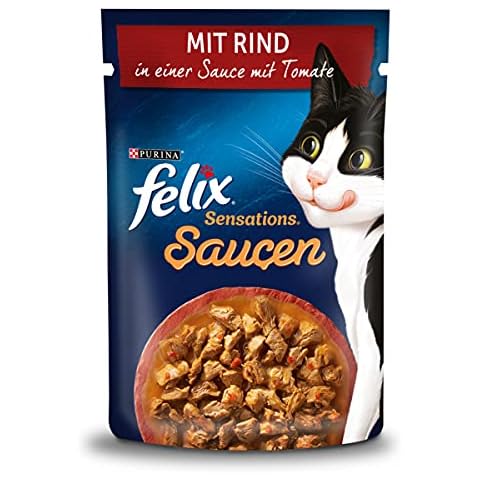 FELIX Sensations Saucen Katzenfutter nass mit Rind in einer Sauce Cover