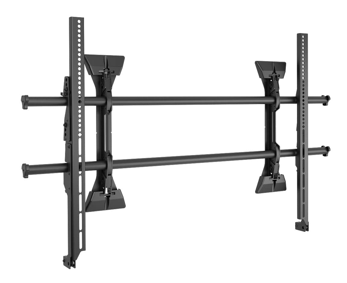 Chief XSM1U Fixed Wall Display Mount, Fusion X-Large Micro-Adjustable, 250 lb Weight Capacity, 26.25" H x 42.75" W x 2.25" D, Black