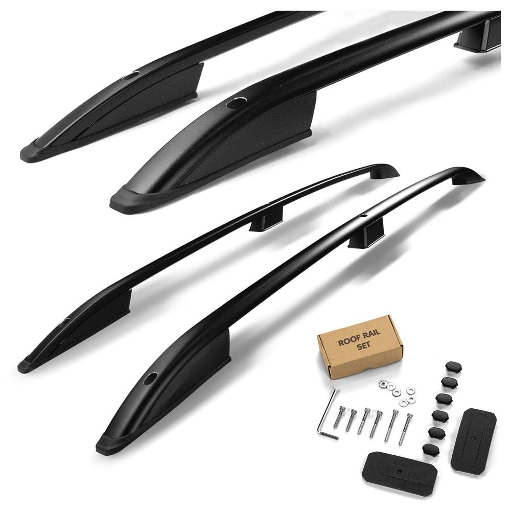 CHROMEMASTER | Barras Portaequipajes, Rieles de Techo Compatible con Citroen Berlingo L1 Corto 2008-2018; Se Utilizan para el Montaje de Portaequipajes de Techo, Cajas de Techo o Portabicicletas