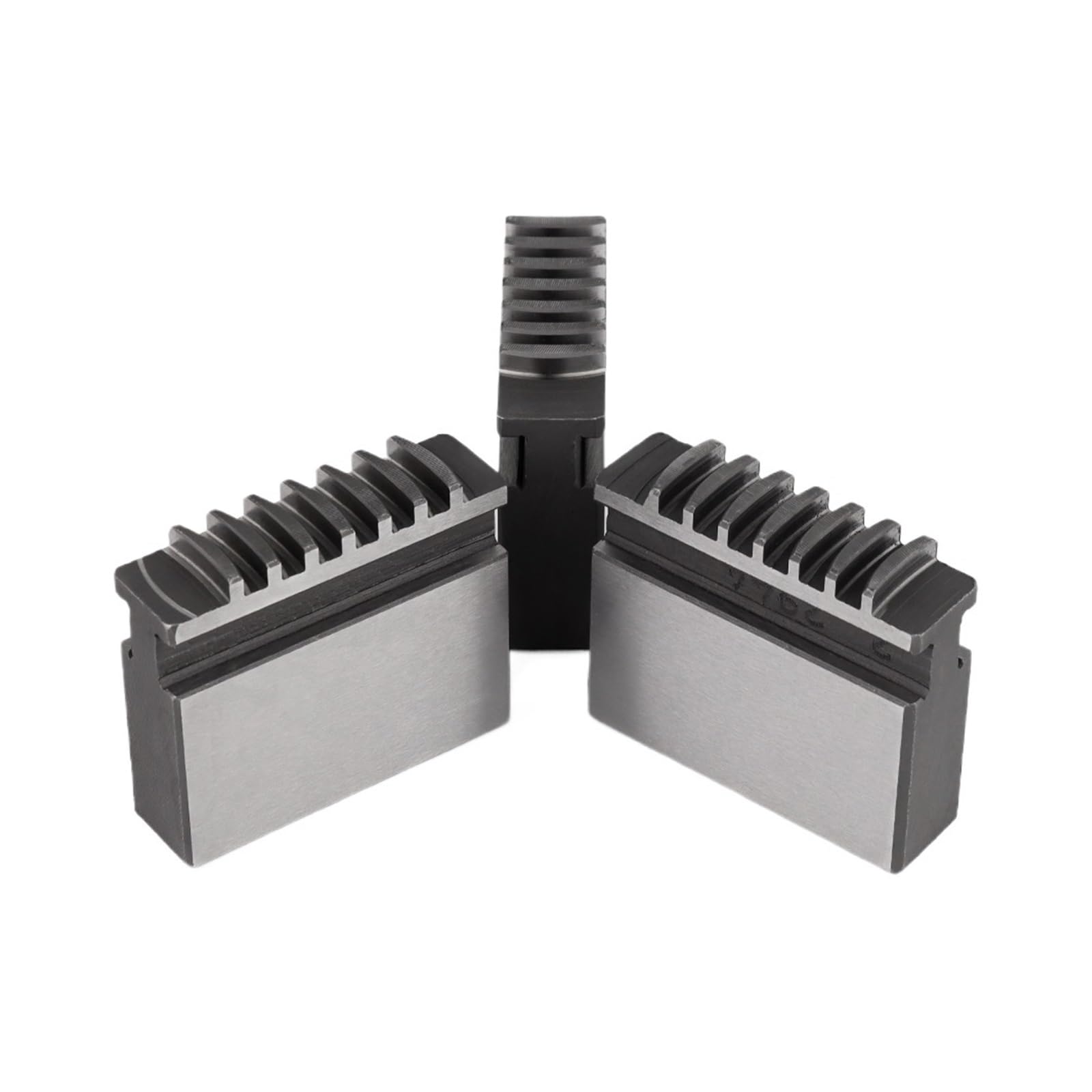 Plateau de tour Mandrin à 3 mors à griffes souples for machines-outils K11-80/100/125/160/200/250 (3 pièces/ensemble)(K11-100 soft claws)