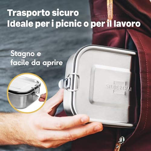 SILBERTHAL Porta pranzo acciaio inox 1200 ml |