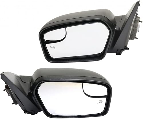 Miniatura 1 de Para Ford Fusion 2011 2012 Espejo de puerta para el lado del conductor y del pasajero, par  Energía  Calentado  No plegable  Con vidrio de punto