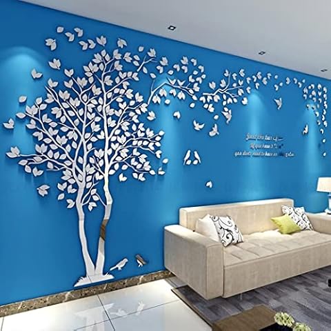 Wandtattoo Baum 3D DIY Wall Stickers Wandaufkleber Wandtattoo Wohnzimmer Schlafzimmer Family Wandsticker Cover