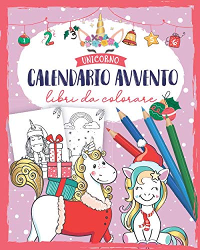 2025 Unicorno Calendario Dell avvento Ragazza Bambini Vacanze di