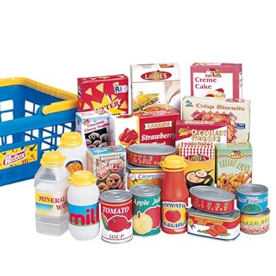 23-Piece Play Food Basket for Children by Nigeria Ubuy