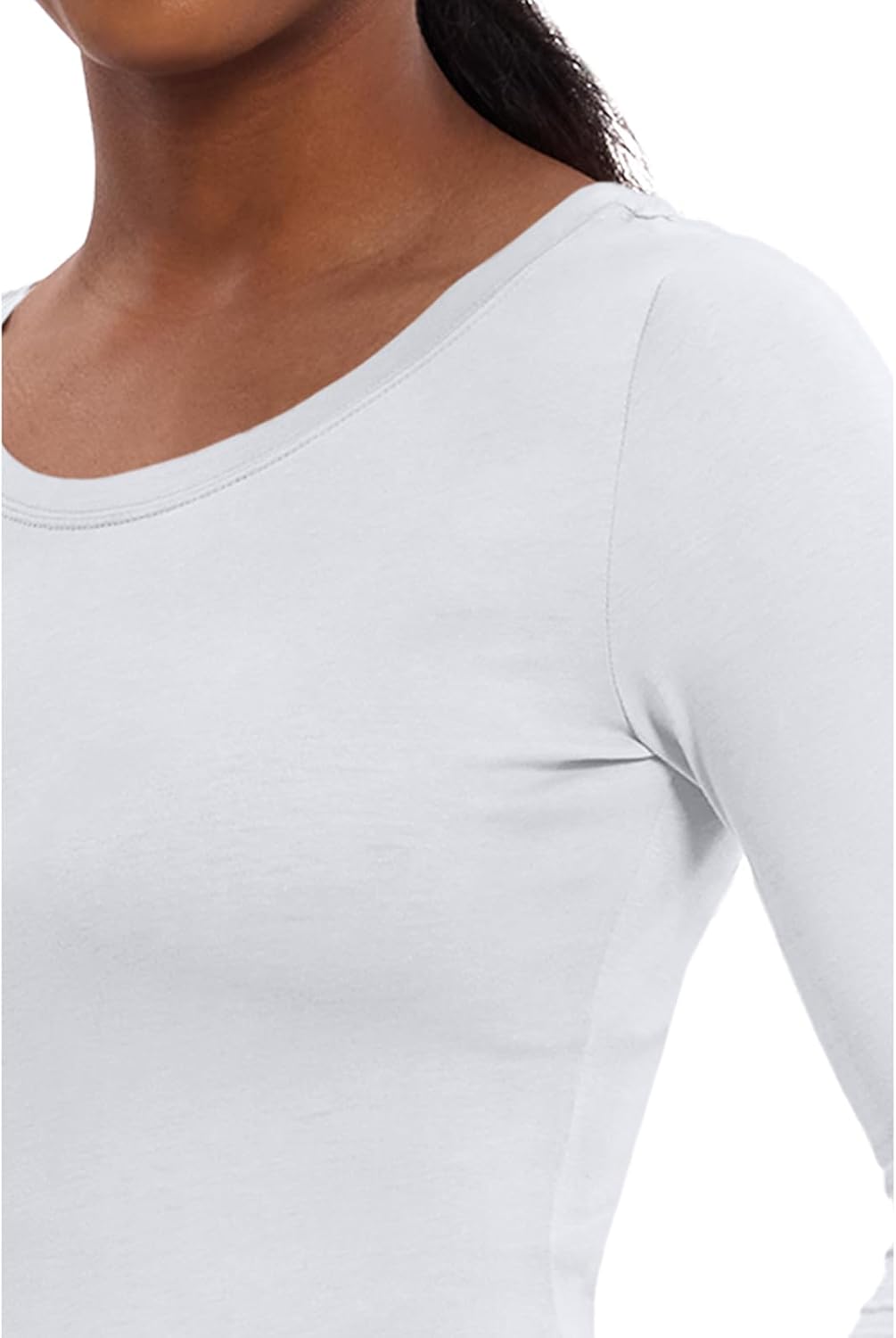 Healing Hands Women's Underscrub Soft Knit Melissa Longsleeve Scrub Tee with Breathable & Easy Care Fabric 5047 - Image 3