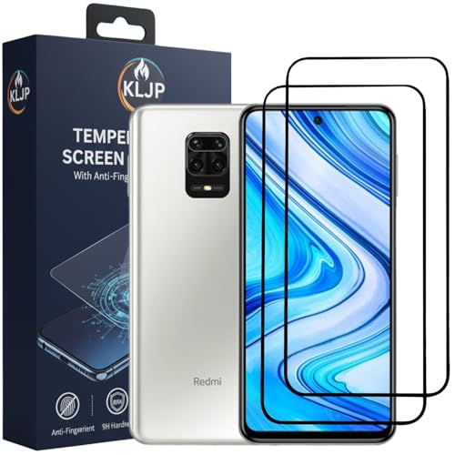 Image of Military-Grade Gorilla Tempered Glass For Redmi Note 9 Pro /Note 9 Pro Max /Poco F3 GT /Poco X2 / Poco M2 Pro /Redmi K30 With Installation Kit | Edge to Edge Coverage | Black (Pack Of 2)