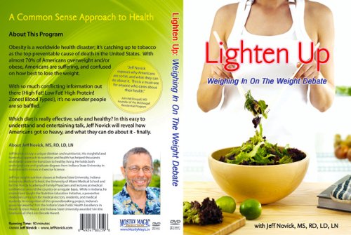 Weight Debate DVD para sesiones de debate sobre nutrición y salud en casa