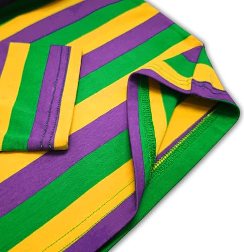 Image of Remimi Kids Striped Shirts Long Sleeve Boys Girls Crew Neck Holiday Tshirts 3-14 Years