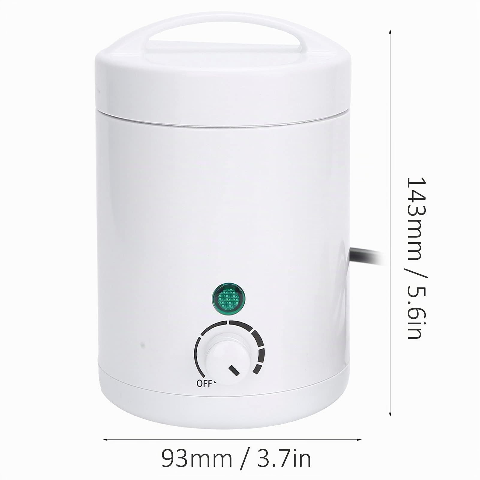 Mini calentador de cera, pequeño calentador de cera multiusos portátil de viaje, máquina depiladora de fusión rápida para depilación, máquina de cera de parafina unisex