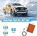 2PCS Engine Block Heater, 4 x 5’’ Oil Pan Heater with 194°F Thermal Protector, 3M Self-Adhesive, 68
