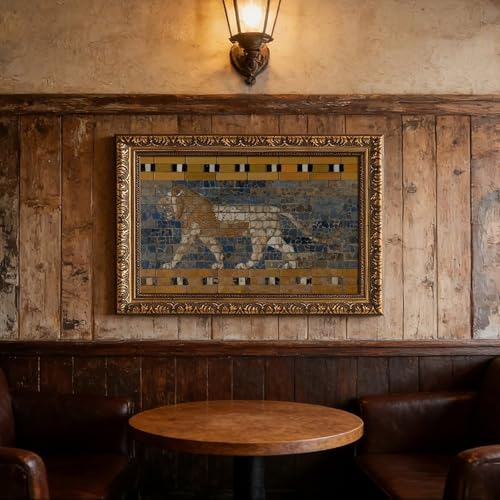 Impression sur toile Lion de Babylone WCYB tableau luxe - 4