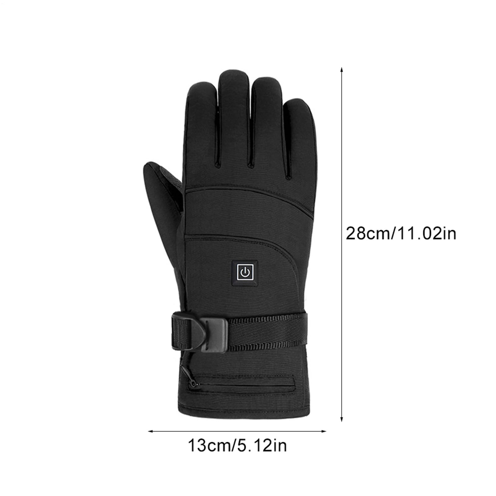 Guanti riscaldati a batteria da uomo, guanti riscaldanti da 3,7 V | ricaricabili tramite USB, con 3 livelli di temperatura, riscaldamento rapido, per escursioni invernali, campeggio, ciclismo