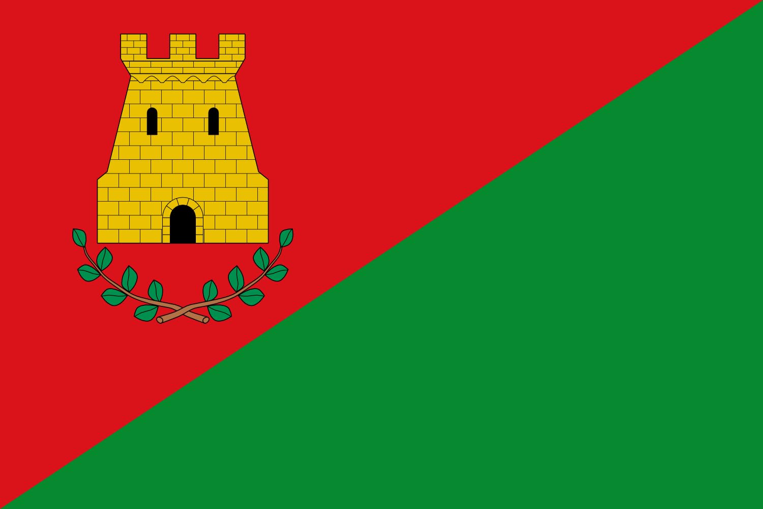 Drapeau XL Almedíjar Spain pour pavoiser sans risque de déchirure