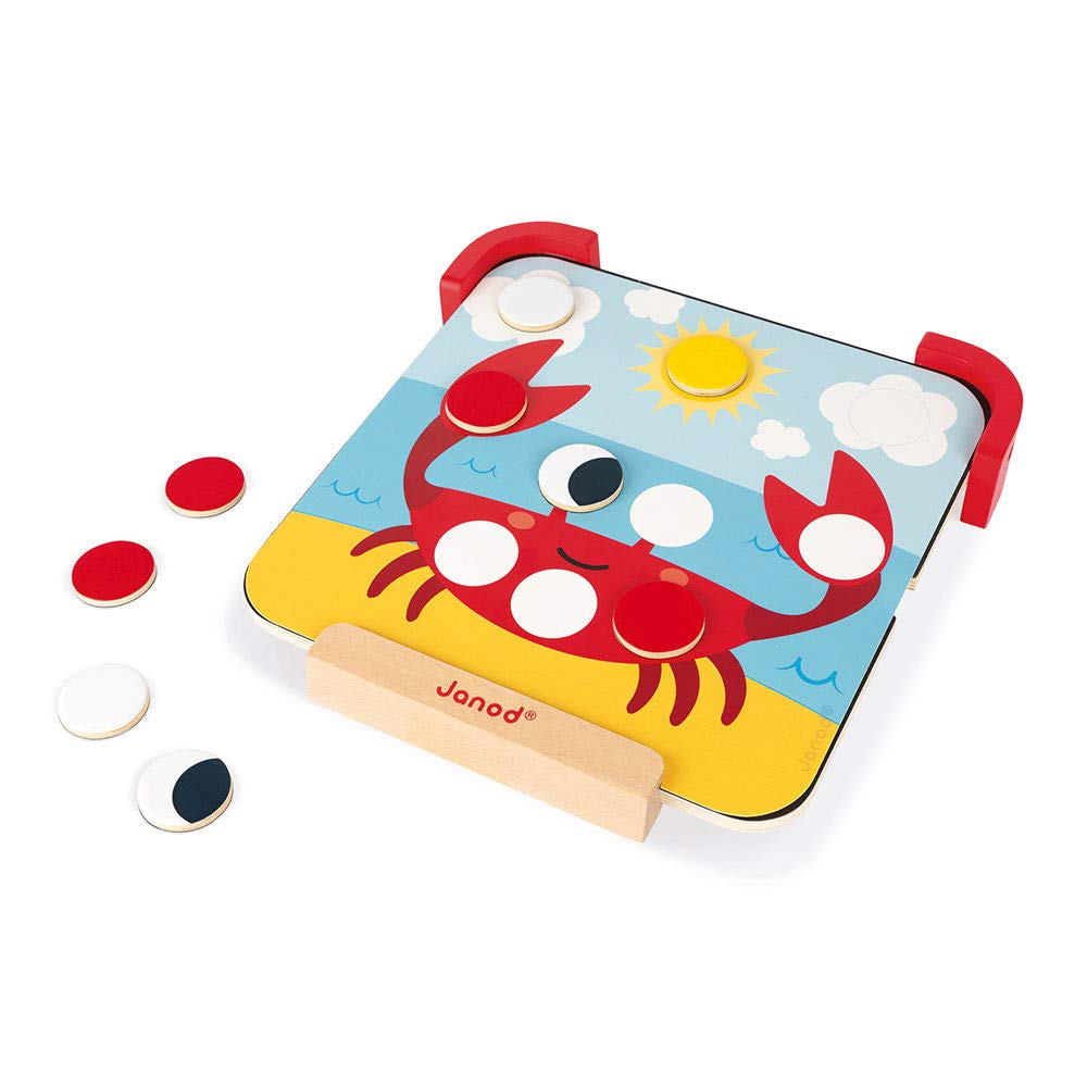 Janod - I Learn Colours - Magnetic Educational Toy - For children fom the Age of 2, J05321