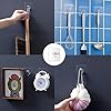 JIALTO 20 Pcs Self Adhesive Hooks for Secure Wall Hanging - Versatile 6mm Nail Hook for Photo Frames Hooks, Clocks, and More - Transparent, Heavy-Duty, No-Drill Solution #3