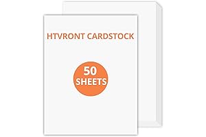 White Cardstock Paper for Cricut Machines and Home Crafting