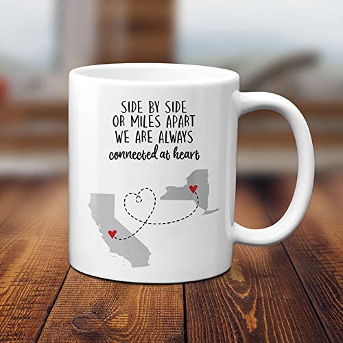 Taza con diseño personalizado y corazón conectado miniatura 2