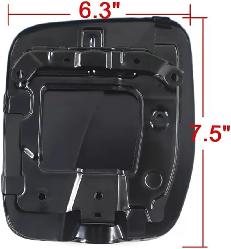 Car Fuel Filler Door Cap Fuel Gas Cap Cover Replacement 77305-04080 Black For Toyota Tacoma 5ft Bed 2016 2017 2018 2019 2020 2021 2022 2023