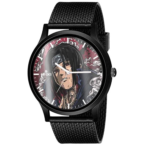 AROA Watch New Watch for Japan Anime Uchiha Itachi Model : 067 Black Design Black Metal Type Rubber Analog Watch Black Dial for Men Stylish Watch for Boys (B0BYW2J8NM) Amazon Price History, Amazon Price Tracker