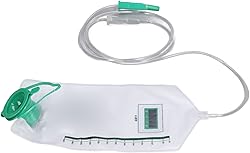 Enema Para Limpieza De Colon, Kit de Bolsa de Enema, Bolsa de Limpieza de Colon para el Hogar de 1200 Ml