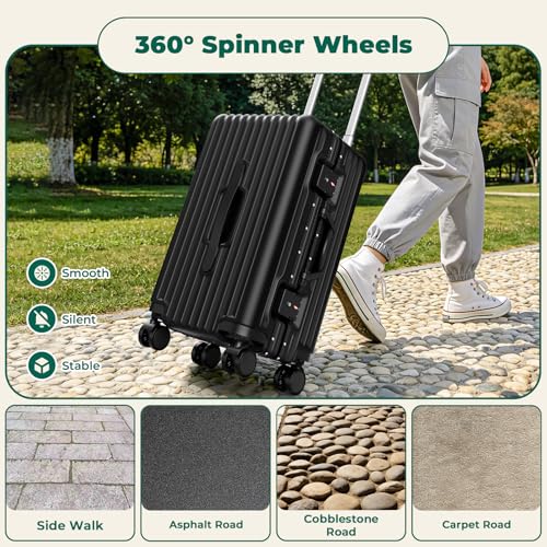 B waygga 20 Inch Charging Luggage