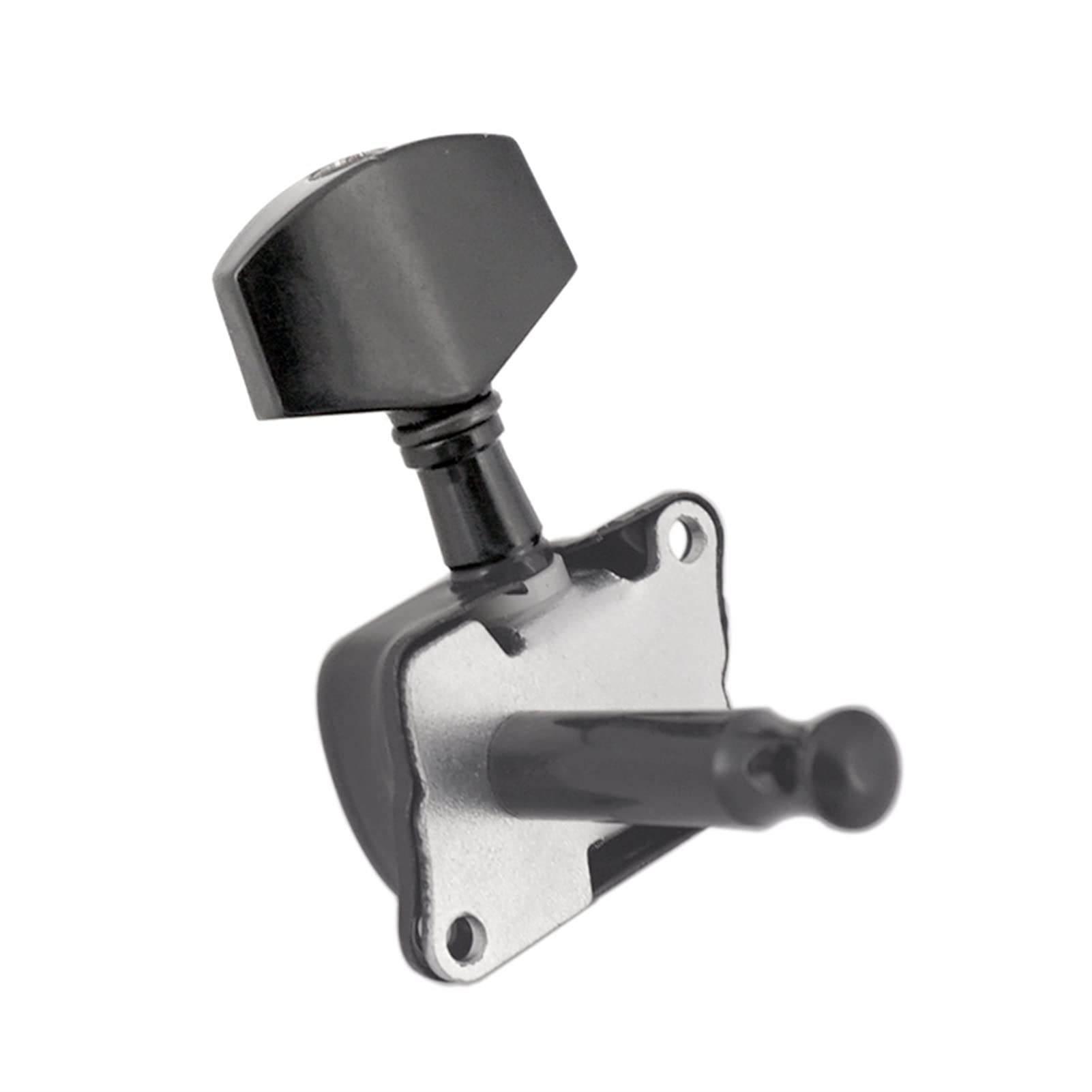 Relación De Engranajes De 6pcs 1:15 Semi-Cerrado Eléctrico Acústico De Guitarra De Guitarra PEGS Tuner CABEZADORES DE MÁQUINA Clavijas afinación (Color : Black)