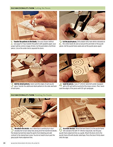 Making Wooden Puzzle Playsets: 10 Patterns to