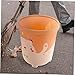 TEHAUX Adorable Cartoon Trash Can Waste Bucket for Bedroom Office Kitchen and Bathroom Practical and Stylish Garbage Container for All Spaces