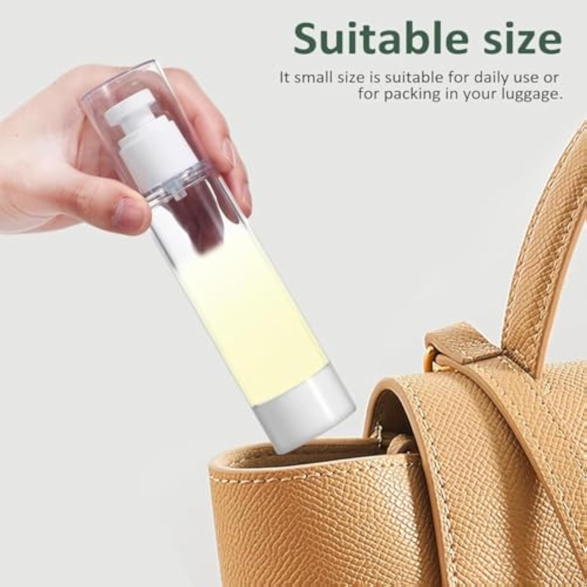 50ML Airless Pump Bottle for Cosmetic Cream