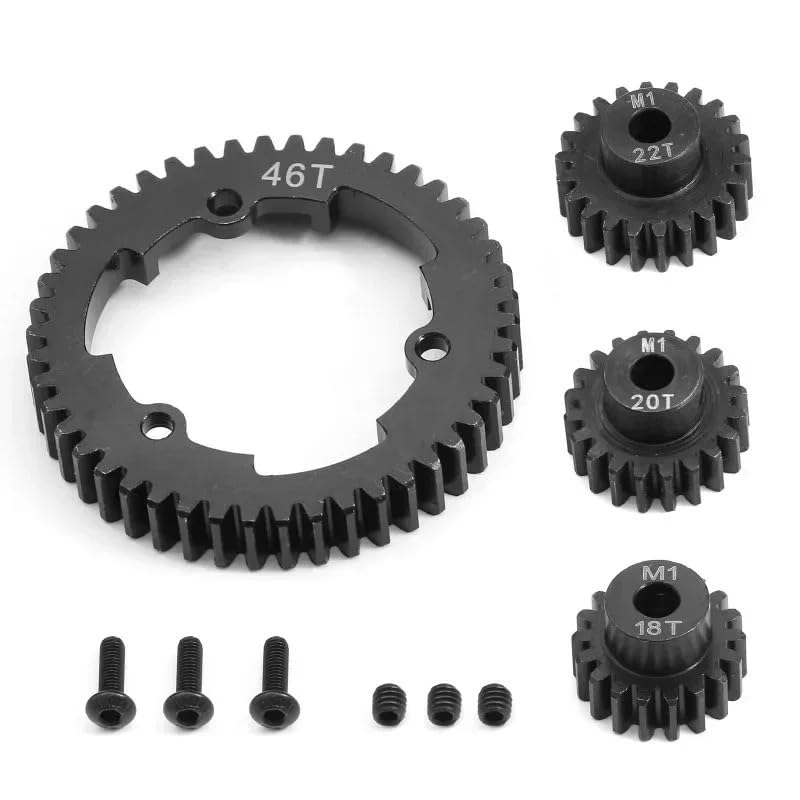 Kit pignon 46T acier Traxxas X-Maxx 1/5 engrenage moteur E-Revo 2.0 Maxx VXL upgrade