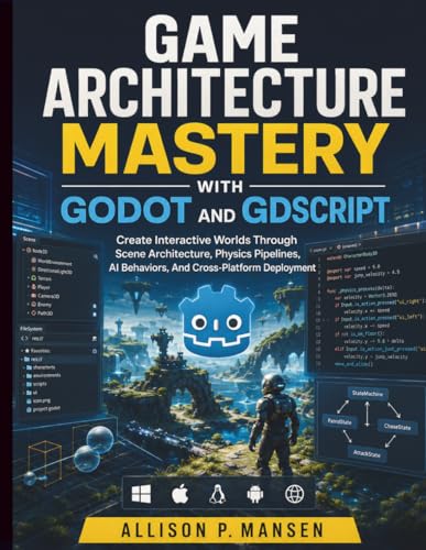 Game Architecture Mastery with Godot and GDScript: Create Interactive Worlds Through Scene Architecture, Physics Pipelines, AI Behaviors, and Cross-Platform Deployment