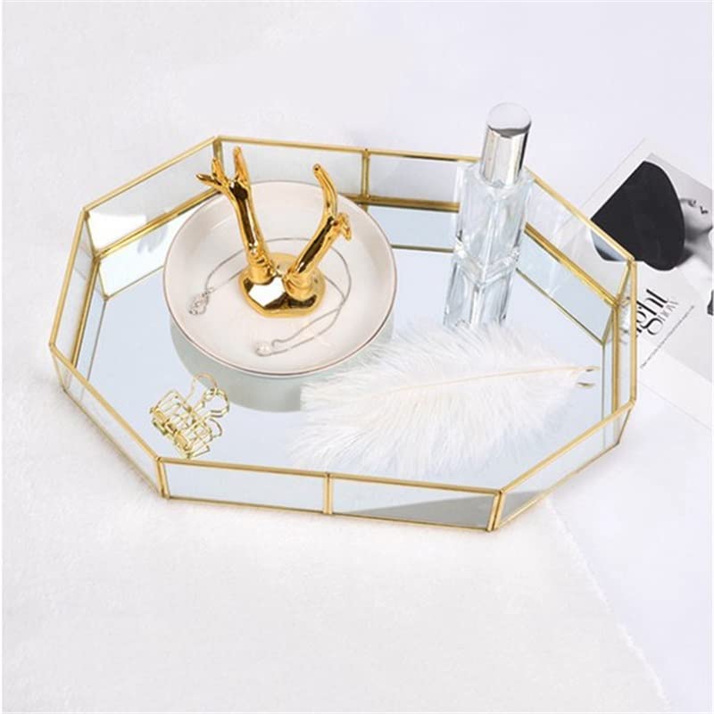 Bac de stockage rétro doré pour sublimer votre routine de maquillage - 4