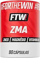 FTW ZMA 90 Cápsulas com Zinco, Magnésio e Vitamina B6 – Suplemento Mineral para Energia, Imunidade e Sono, Não Contém Glúten