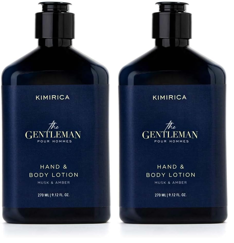 The Gentleman Niacinamide Hand & Body Lotion-270ml|Restorative blend of Vetiver, Patchouli, Niacinamide, and Shea Butter (Pack of 2)-picture-34
