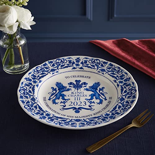 Portmeirion Home & Gifts Plate, Blue & White, 23cm - Image 4
