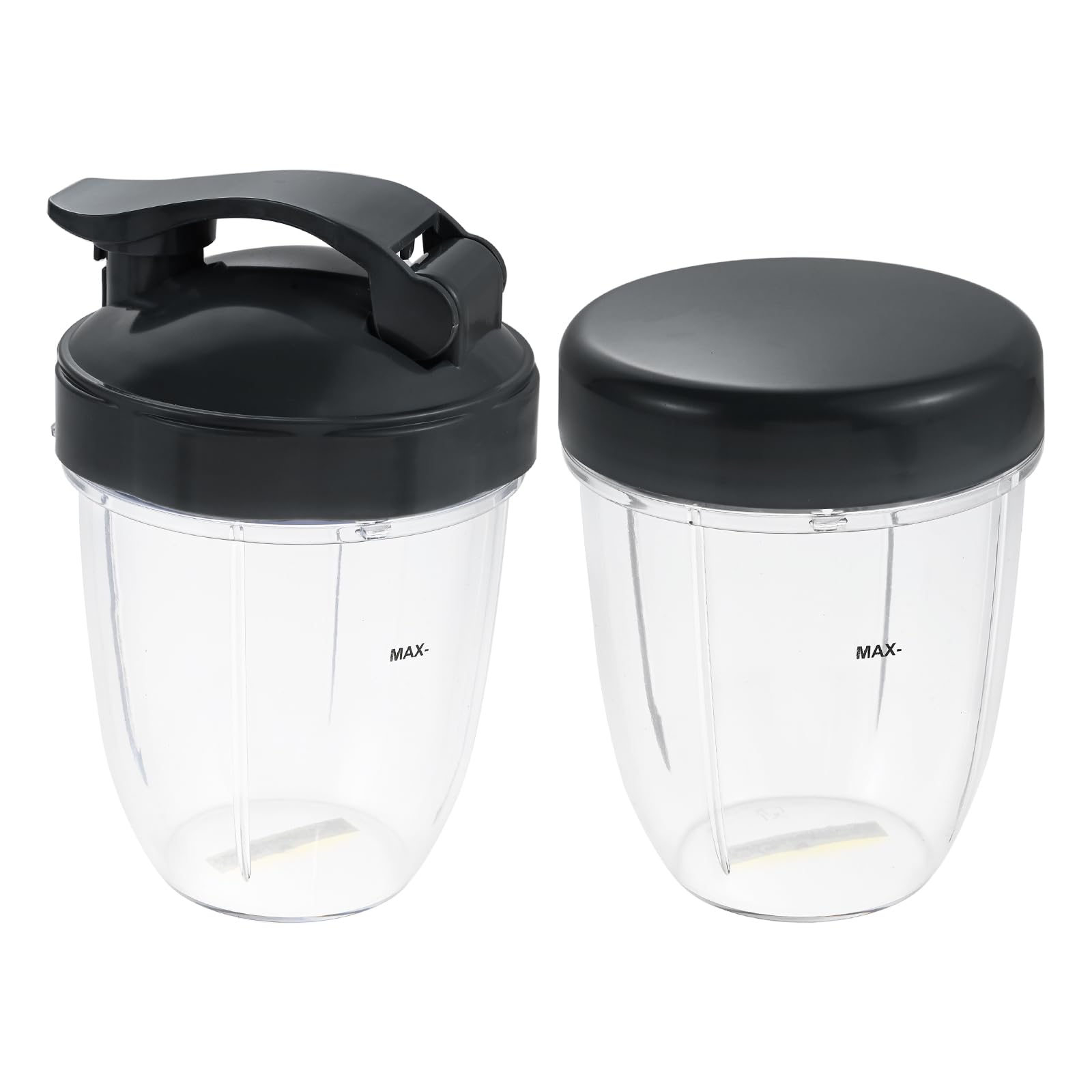 Replacement for Nutribullet Blender 18oz Cups Flat Lid and Flip Top Lid