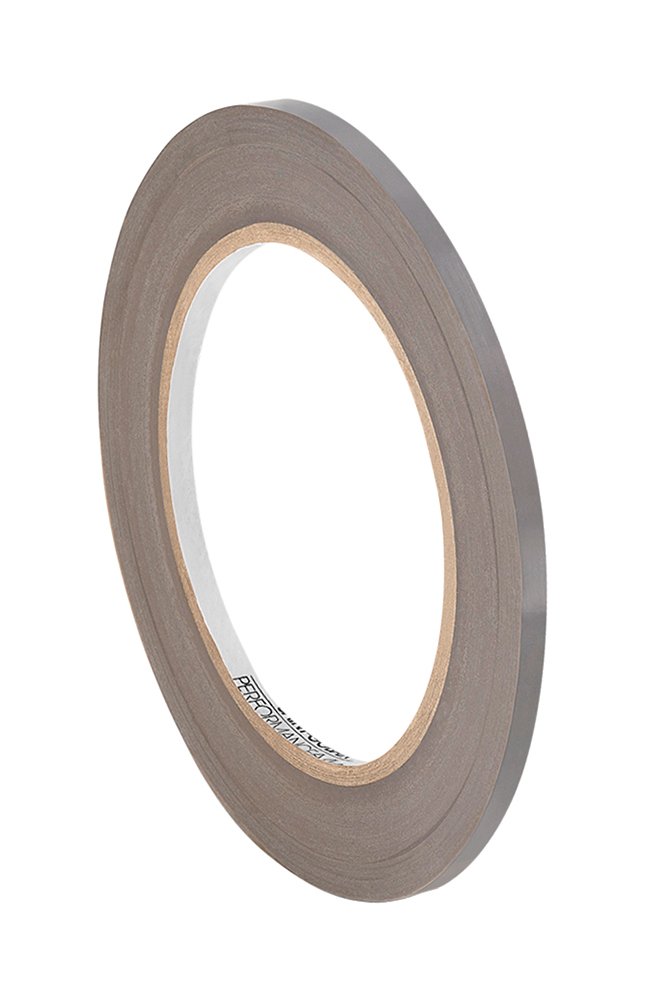 TapeCase 0.375-36-2045-3 Grey Skived PTFE Film Tape, -100 to 500 degrees F Temperature Range, 36 yd Length, 0.375" Width