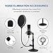 immagine 3Podcast USB microfono per PC, microfono professionale in metallo per computer portatile 192kHz/24bit Studio cardioide kit condensatore , per Skype Youtuber