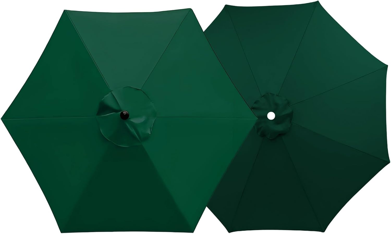 Patio Umbrella Replacement Canopy for 6/8 Ribs, 6.5ft 7.5ft 9ft 10ft Market Yard Table Replacement Umbrella Top Cover, Outdoor Fade Resistant Tear Resistant Parasol Cover Cloth