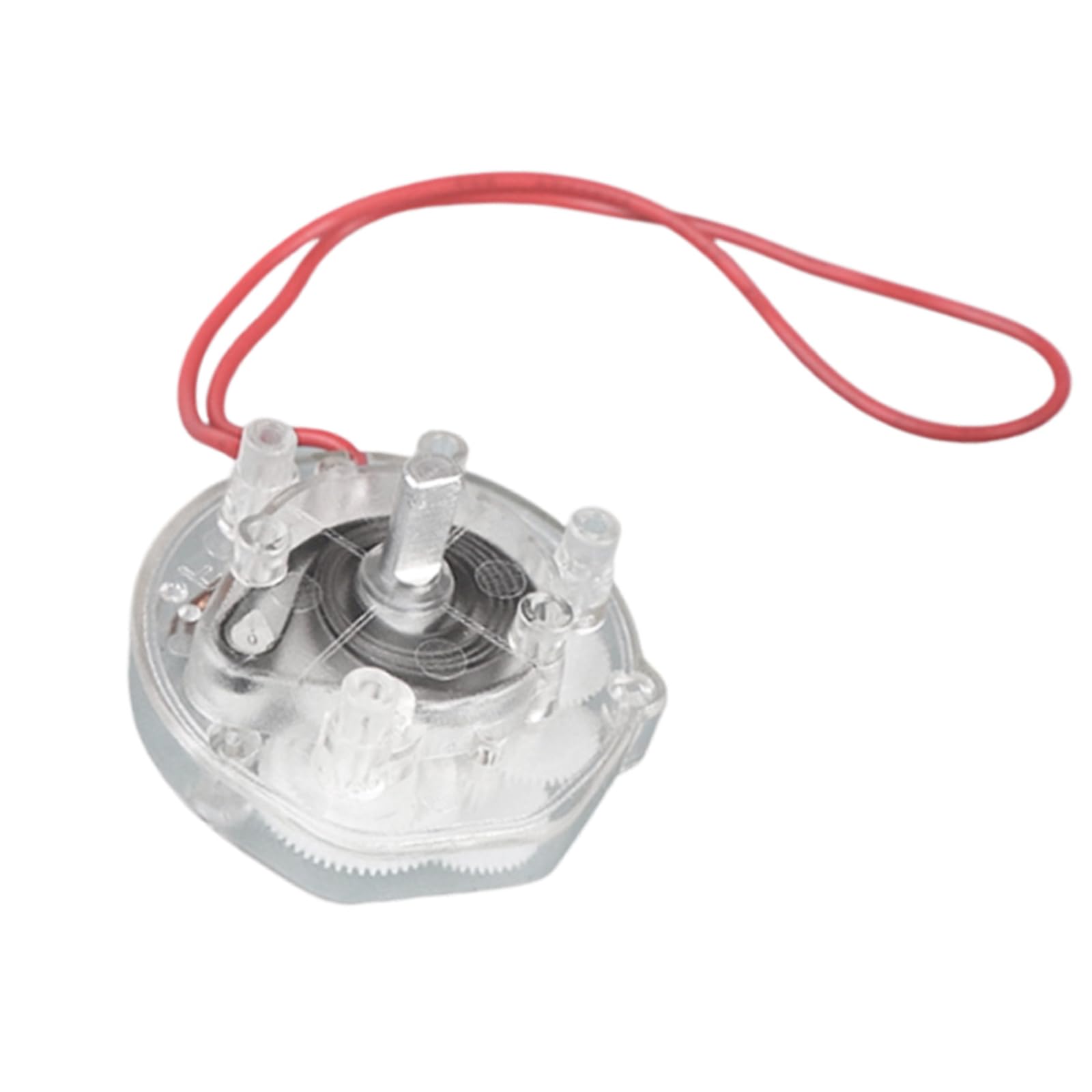 Appliance Timer Module and Control Knob Parts, Clear Housing Repair Parts for Air and Heater Service Setup Rotary Timer Module Appliance Control Knob Repair Part Clear Housing Metal Shaft Heater