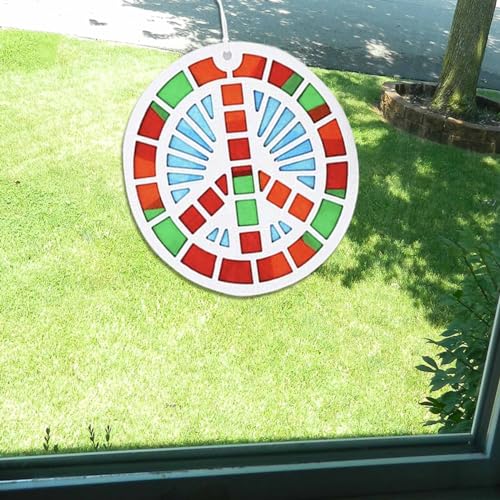 kipp brothers 24 pack diy suncatcher paper crafts peace sign
