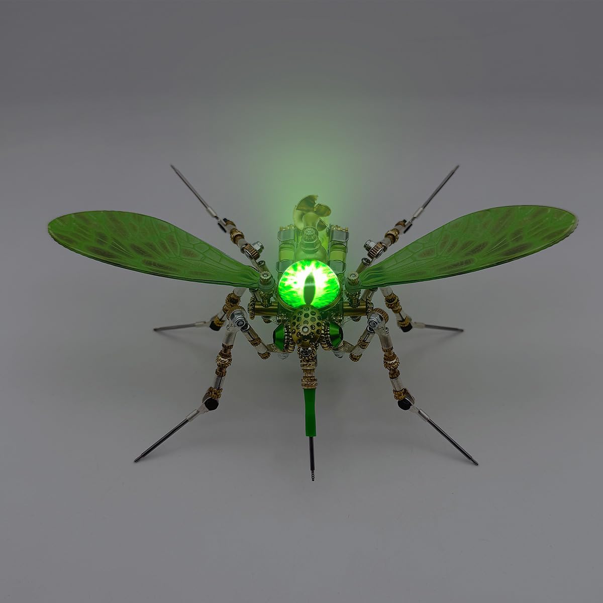 3D metalowe zestawy modeli komarów, puzzle dla dorosłych, steampunk, 3D, DIY, metalowy montaż, mechaniczne puzzle owadów, kreatywne dla dorosłych, 320 szt. +