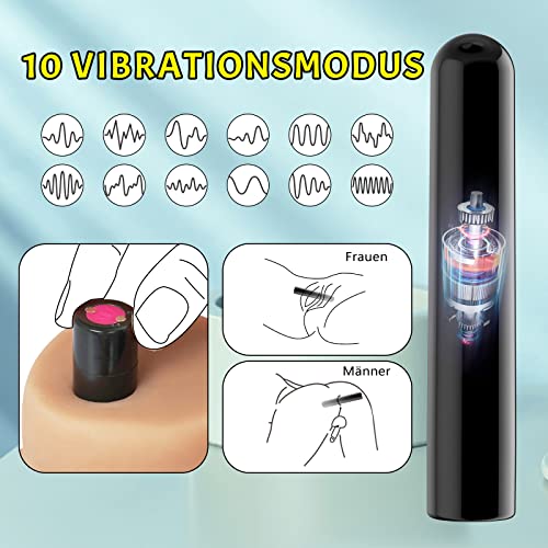 Realistische Masturbator 2 in 1, Automatischer SexSpielzeug für Die Männer Penis Vibratoren für Ihn, Masturbieren Elektrisch Pussy Taschenmuschi Groß mit 3D Vagina Anal – Bild 4