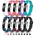 GreenInsync Bands for Fitbit Alta HR, Fitbit Alta Replacement Band Large Accessory Watch Buckle Wristband for Fitbit Alta/Fitbit Alta HR Strap Bracelets W/Same Color Metal Clasp and Fastener(10Pack)