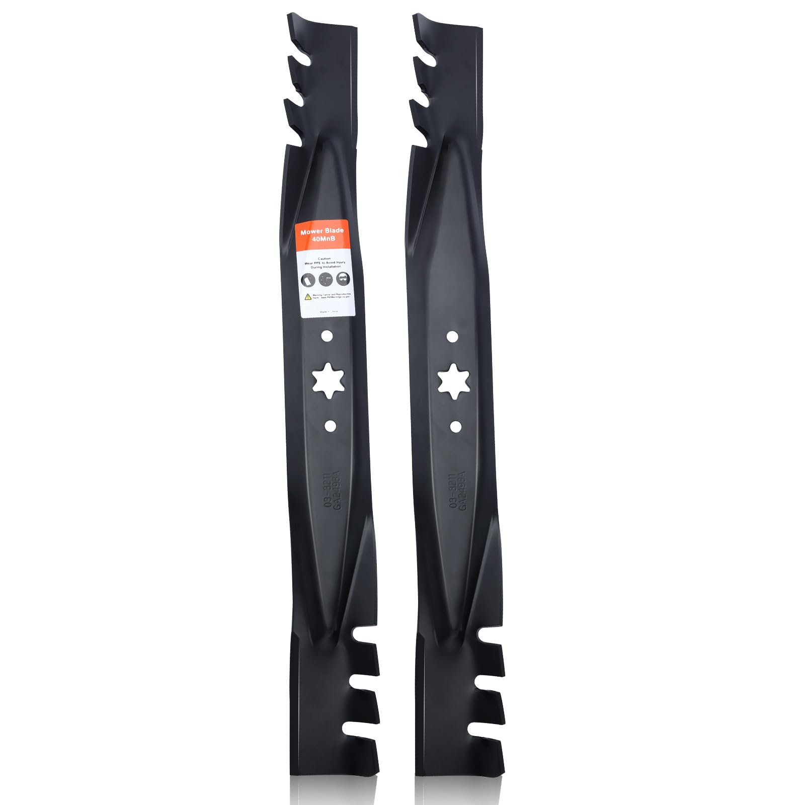 COPPIA LAME RICAMBIO Trattorino Cub Cadet Lt Mtd EUR 89,00 - IT - Foto 11