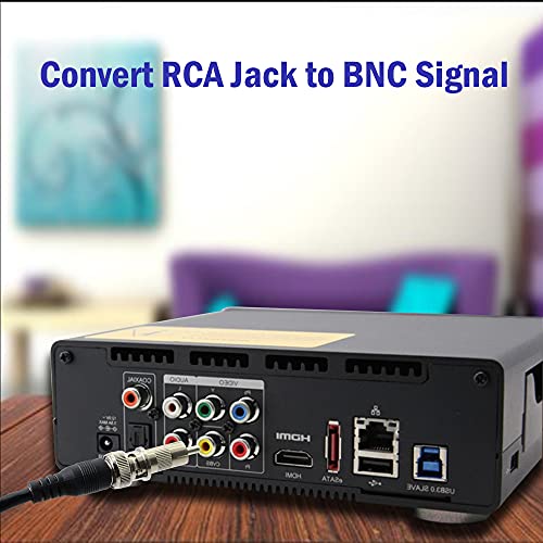 Adaptador BNC hembra a RCA macho para CCTV (5 unidades) miniatura 6