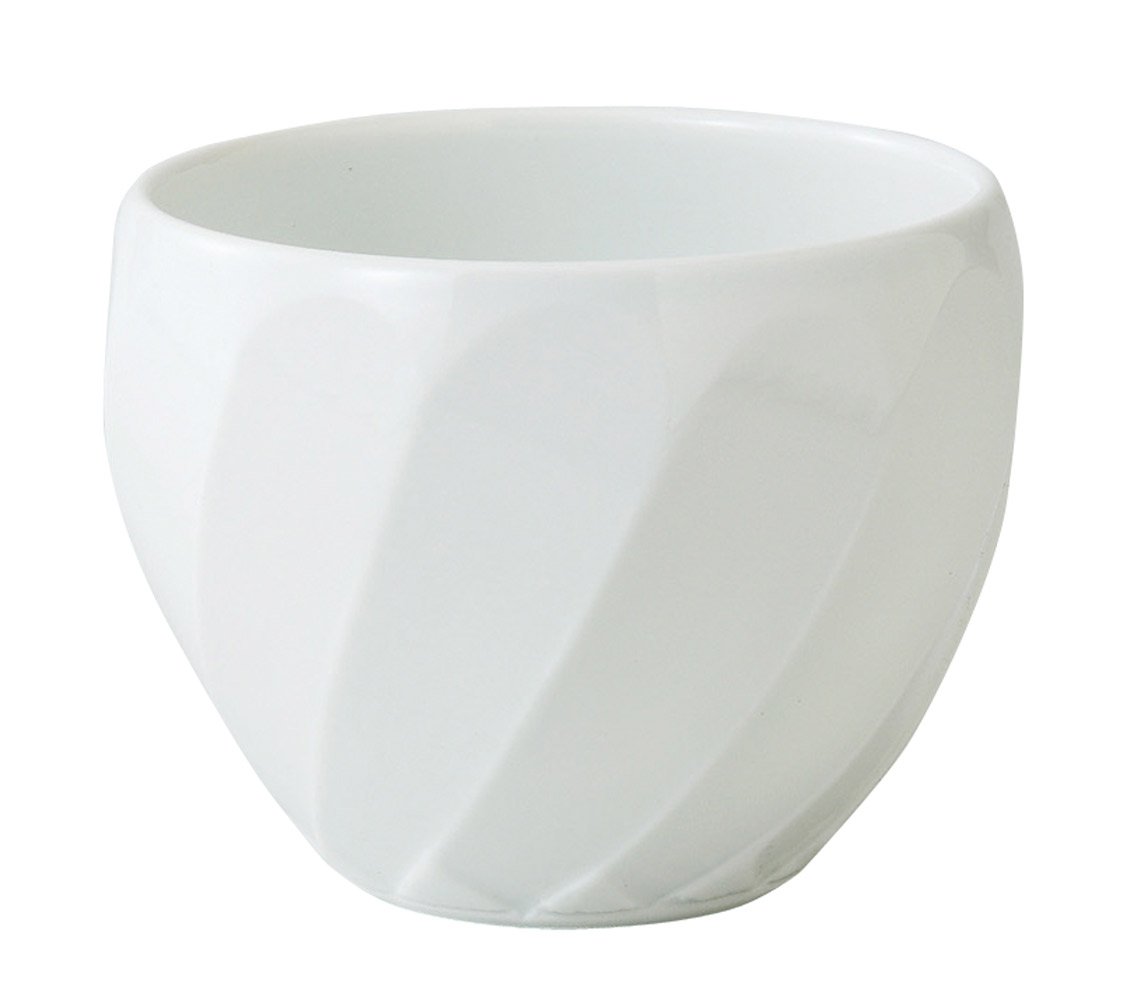Amazon.com: 西海陶器(Saikaitoki) White Porcelain Diagonal Carving