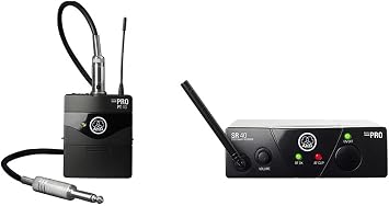 AKG Pro Audio WMS40MINI Wireless Microphone System, Instrumental Set Band US25A, with SR40 Receiver and PT40 Mini Pocket Transmitter